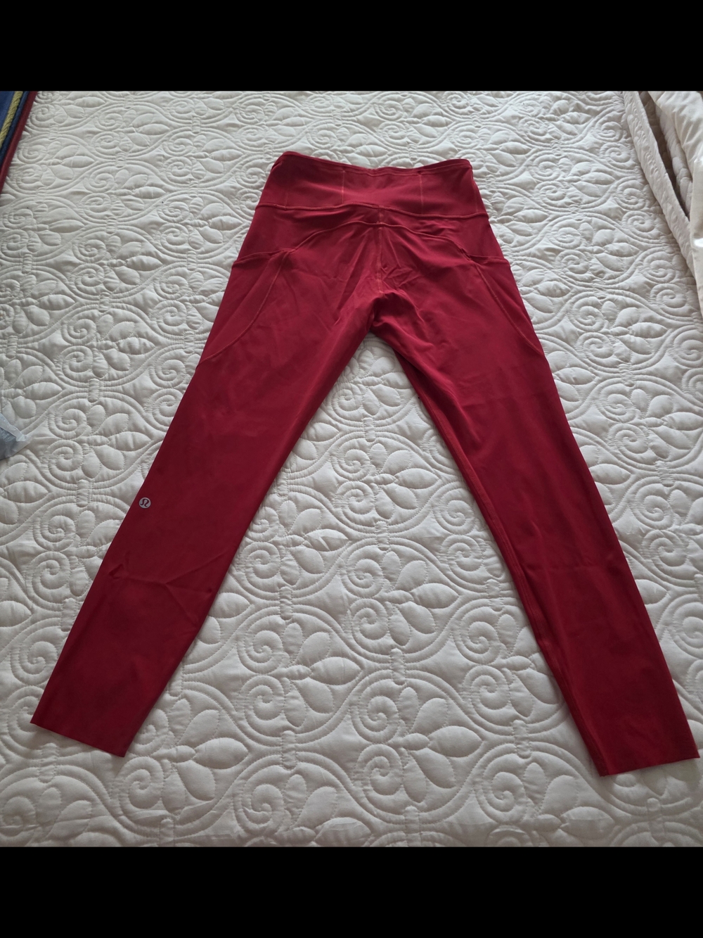 lululemon athletica Red High-Rise Performance Leggings